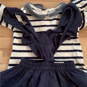 Short + long sleeves T-shirt kit for baby girl